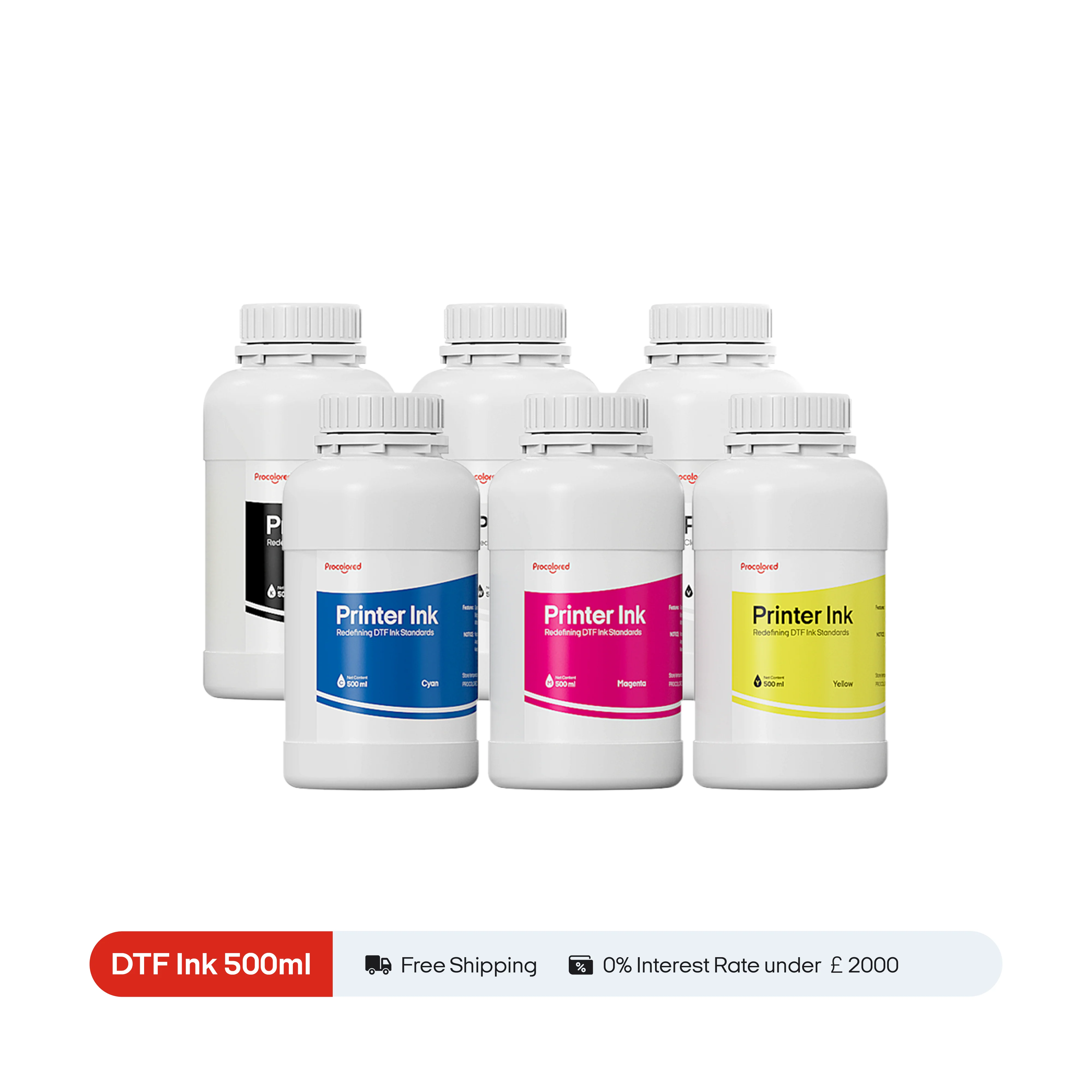 Procolored Direct to Transfer Film Ink 500ml - Image 2