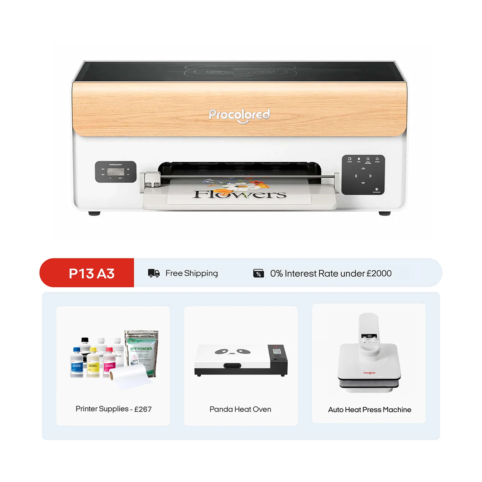 Procolored P13 DTF Printer 13" A3 XP600 & Complete Bundle (MacOS) - Image 3