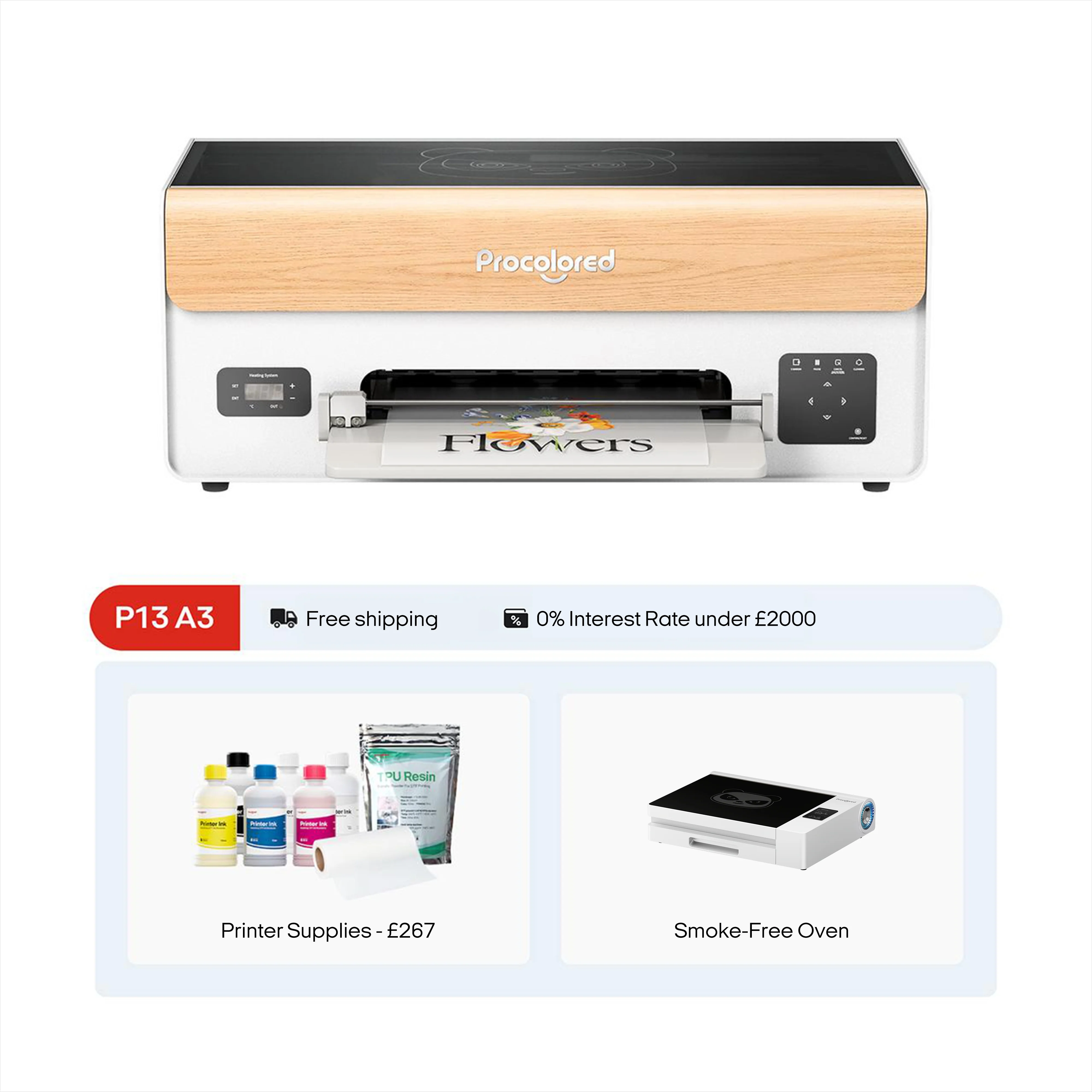 Procolored P13 DTF Printer 13" A3 XP600 & Oven Premium - Image 2
