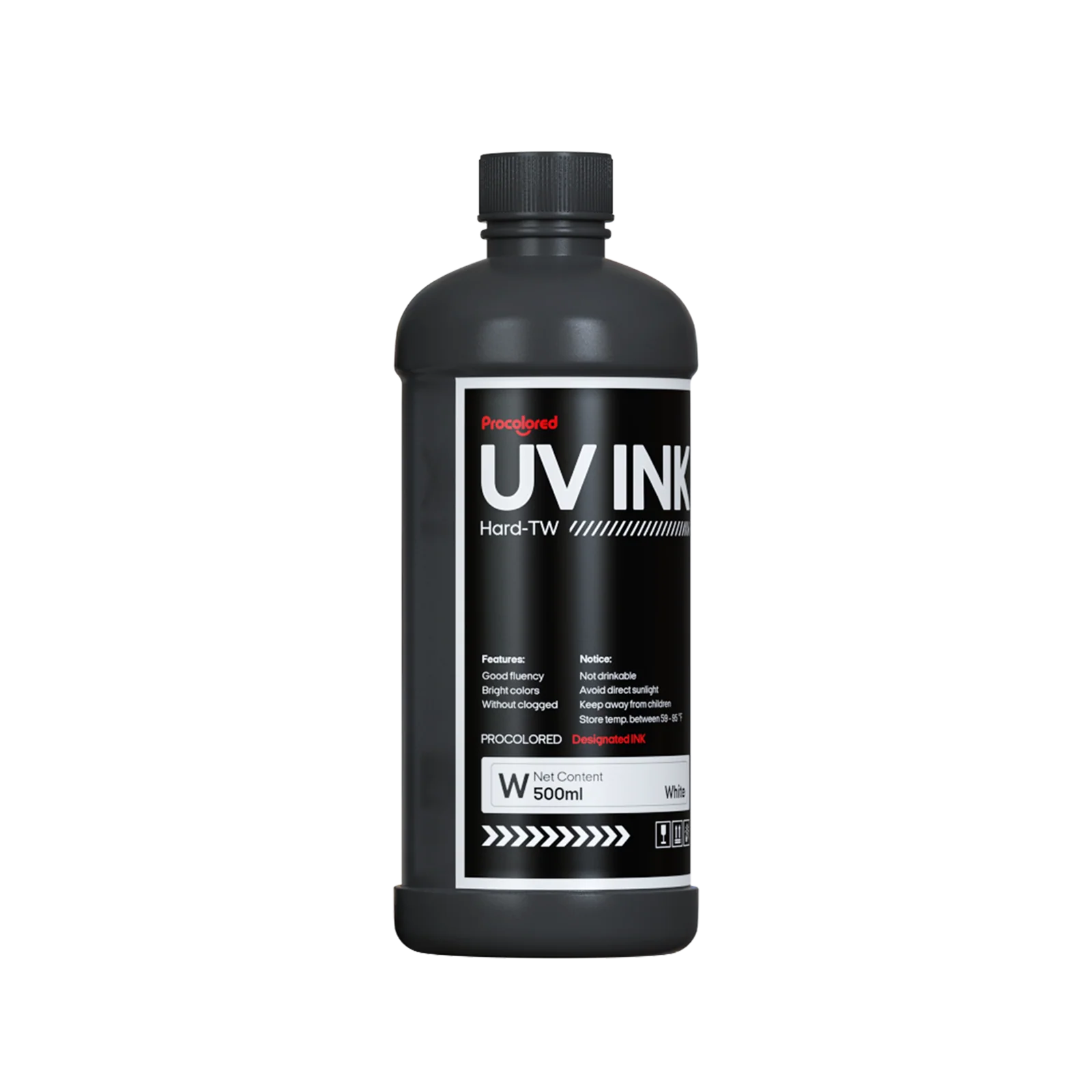 Procolored White Ink for UV Printing 500ml - Image 3